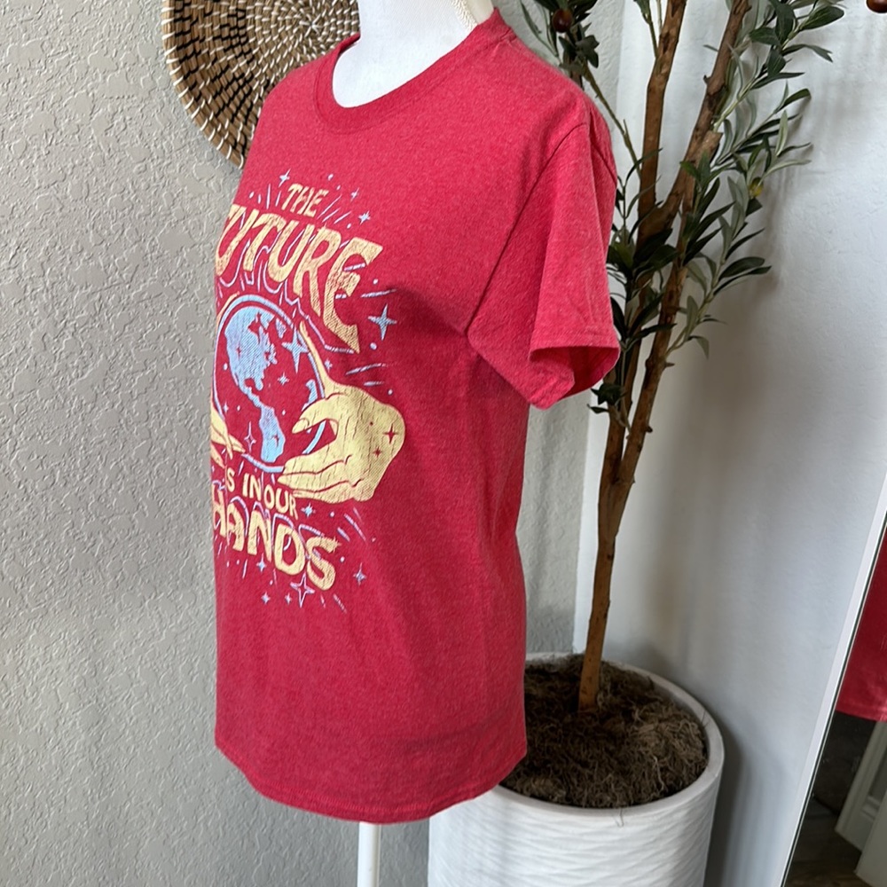 “The Future Is In Our Hands” Graphic Tee - Picture 4 of 6